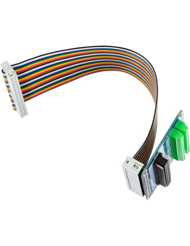 Placa de Conexión GPIO 1 a 3 y Cable IDC 40P yddmyo