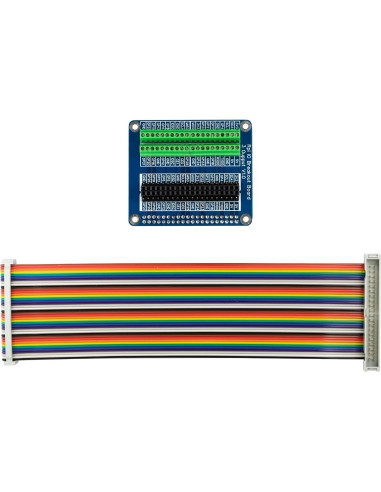 Placa de Conexión GPIO 1 a 3 y Cable IDC 40P yddmyo
