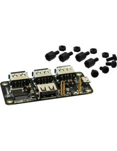 Hub USB 4 Puertos HAT MakerSpot para Raspberry Pi Zero 2