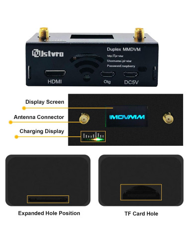 MMDVM Duplex Hotspot SDRGEEK para Raspberry Pi Zero 8G