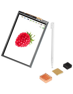 Pantalla Táctil 3.5" LCD Raspberry Pi 3 B+ + Caja + Disipadores 2