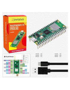 Raspberry Pi Pico W DVOZVO con WiFi y conectores pre-soldados