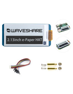 Pantalla E-Ink 2.13" Waveshare HAT para Raspberry Pi