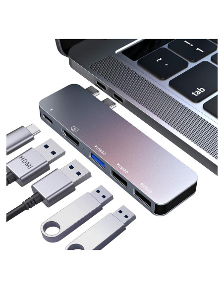 Adaptador USB C RayCue para MacBook Pro/Air 4K HDMI