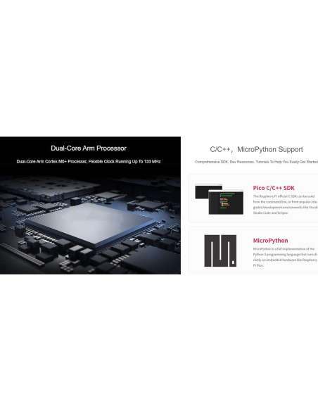 Placa de Desarrollo RP2040-Zero Waveshare USB-C 18g