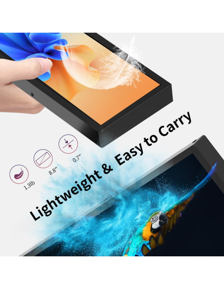 Monitor Táctil 8.8" SCXryllexa FHD 1920x480 para PC