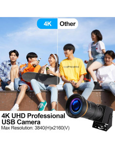 Cámara USB 4K ALPCAM con Zoom 10X y Salida HDMI 2