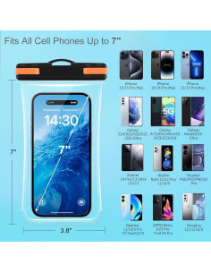 Funda Impermeable PEDVSTY para Teléfono hasta 18,29 cm 2