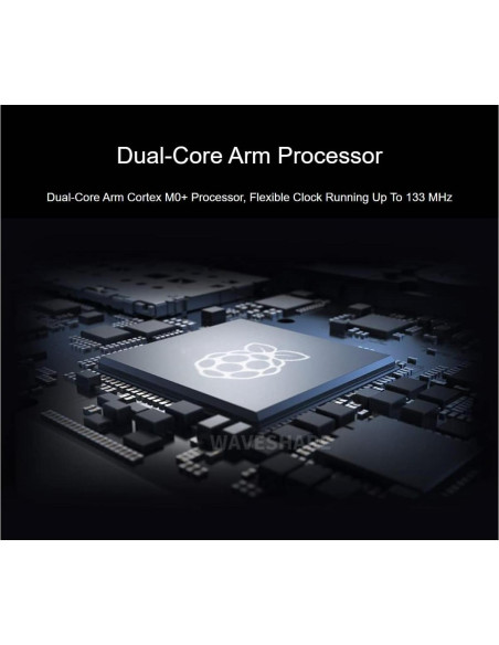 Placa MCU Waveshare RP2040 con LCD 1.28" 240x240 IPS Placa MCU Waveshare RP2040 con LCD 1.28" 240x240 IPS