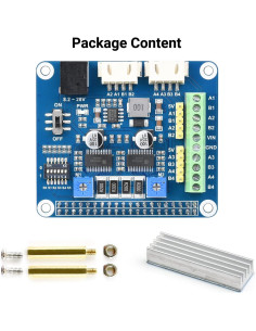 Controlador de Motor Paso a Paso HAT Waveshare HRB8825 2.5A 2