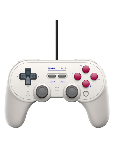 Controlador con cable 8BitDo Pro 2 para Switch y PC - Edición G Clásica