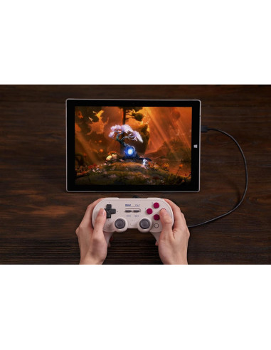 Controlador con cable 8BitDo Pro 2 para Switch y PC - Edición G Clásica