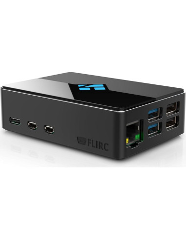 Funda Flirc para Raspberry Pi 5 - Edición Kodi, Aluminio