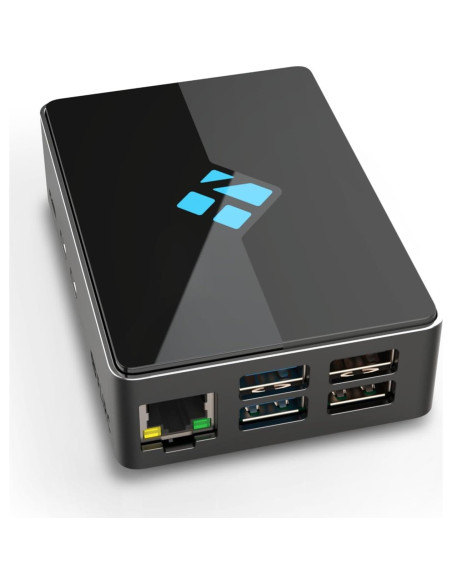 Funda Flirc para Raspberry Pi 5 - Edición Kodi, Aluminio