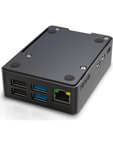 Funda Flirc para Raspberry Pi 5 - Edición Kodi, Aluminio