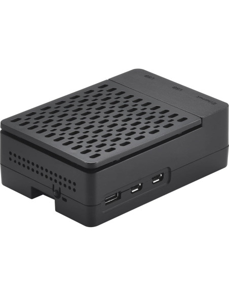 Caja Raspberry Pi 5 MazerPi con Ventilador y Disipadores