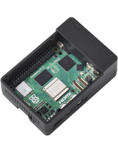 Caja Raspberry Pi 5 MazerPi con Ventilador y Disipadores