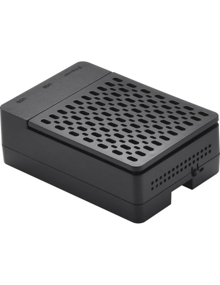 Caja Raspberry Pi 5 MazerPi con Ventilador y Disipadores