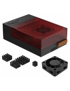 Caja Argon Poly+5 para Raspberry Pi 5 con Ventilador y Disipador