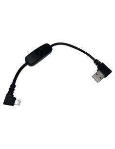 Cable de Alimentación Micro USB con Botón para Raspberry Pi