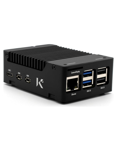Caja de Aluminio KKSB para Raspberry Pi 5 con Disipador