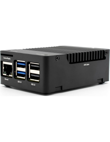 Caja de Aluminio KKSB para Raspberry Pi 5 con Disipador