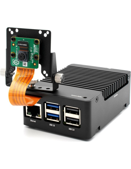 Caja de Aluminio KKSB para Raspberry Pi 5 con Disipador