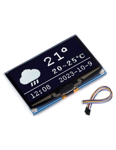Módulo OLED 2.42" Waveshare 128x64 SPI/I2C Blanco