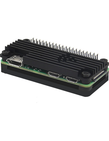 Caja disipador aluminio para Raspberry Pi Zero 2W 6.5x3cm