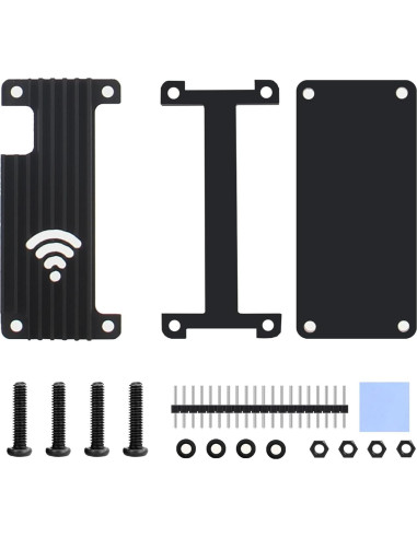 Caja disipador aluminio para Raspberry Pi Zero 2W 6.5x3cm