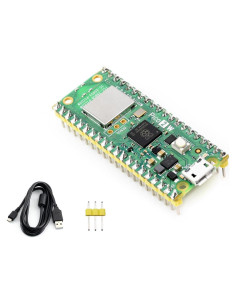 Placa Microcontrolador Pico 2 W Waveshare RP2350 WiFi y Bluetooth