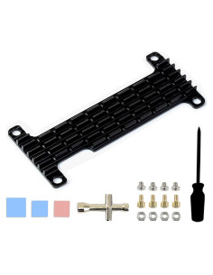 Disipador de Aluminio Waveshare para Raspberry Pi Zero 2 W/WH