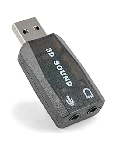 Adaptador de Sonido USB VizGiz 3 Pack 5.1 Canal 3D Plug and Play