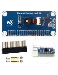 Cámara Térmica Infrarroja Waveshare HAT (B) 80x62 píxeles