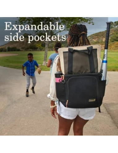 Mochila Enfriadora Coleman Now 20 Latas, Tela Reciclada