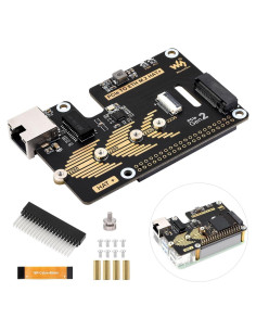 Adaptador PCIe a ETH y M.2 Waveshare para Raspberry Pi 5