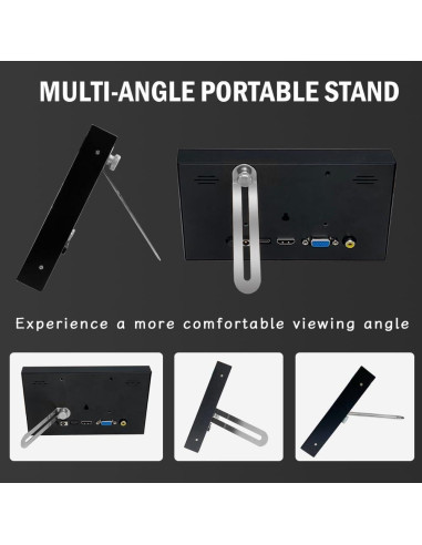 Pantalla LCD 7" JLTTEK 1024x600 HDMI para Raspberry Pi