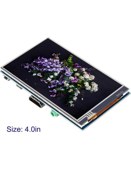 Pantalla Táctil Resistiva 4" HDMI para Raspberry Pi - 800x480