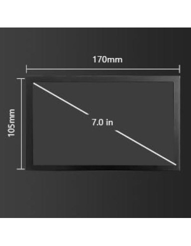 Pantalla LCD 7" JLTTEK 1024x600 HDMI para Raspberry Pi