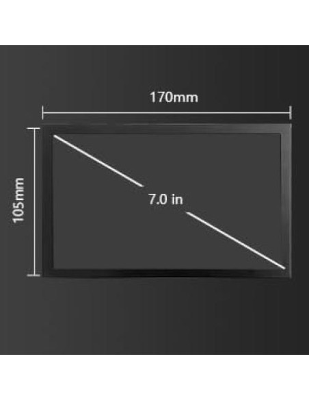 Pantalla LCD 7" JLTTEK 1024x600 HDMI para Raspberry Pi