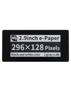Pantalla Táctil E-Paper 2.9" Waveshare 296x128 SPI