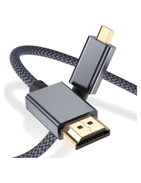 Cable Micro HDMI Elebase 3 m 4K 60Hz Compatible Raspberry Pi