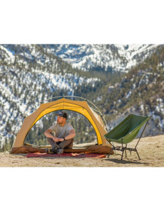 Silla Sugoi DOD Ajustable para Camping Oliva Plegable 2