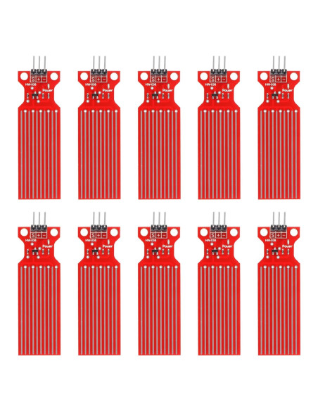 10 Pcs Módulo Sensor de Nivel de Agua DORHEA 3-5V Analógico