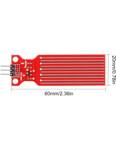 10 Pcs Módulo Sensor de Nivel de Agua DORHEA 3-5V Analógico