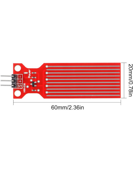 10 Pcs Módulo Sensor de Nivel de Agua DORHEA 3-5V Analógico