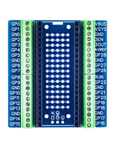 Placa de Expansión Flexible Raspberry Pi Pico Risingsaplings