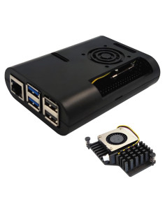 Caja para Raspberry Pi 5 WEIYIXING con enfriador activo