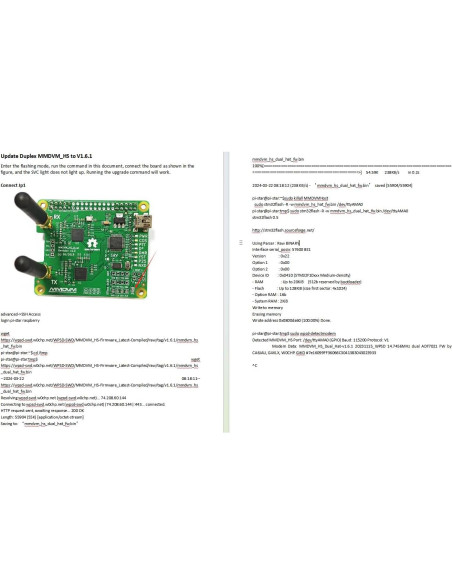 Módulo Hotspot Dúplex MMDVM AURSINC V1.5.2 para Raspberry Pi