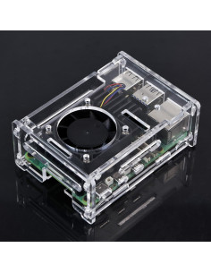 Kit Disipador Calor Yahboom para Raspberry Pi 5 con Ventilador PWM 2